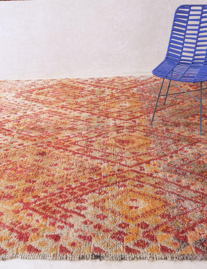 1960s Moroccan Collector Rug 10 x 7.6 ft / 304 x 234 cm - Surcoma