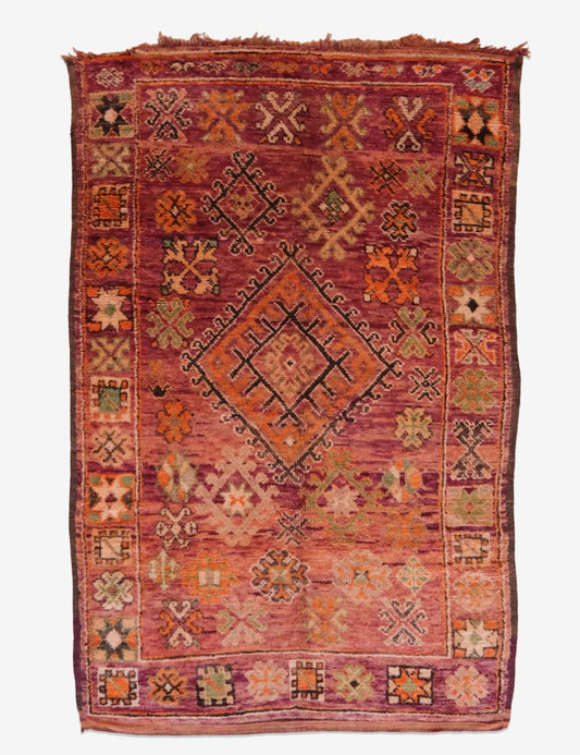 1970s Moroccan Boujaad Wool Rug 9.8 x 5.9 ft / 300 x 180 cm