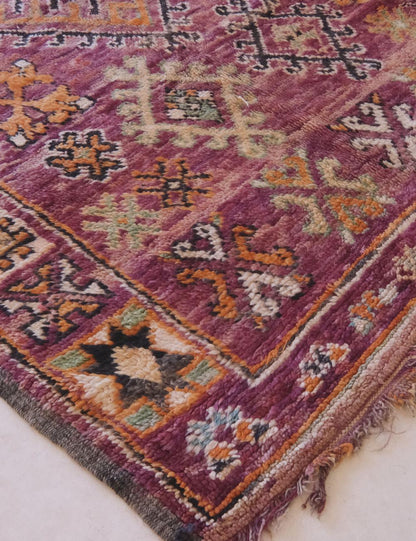 1970s Moroccan Boujaad Wool Rug 9.8 x 5.9 ft / 300 x 180 cm - Surcoma