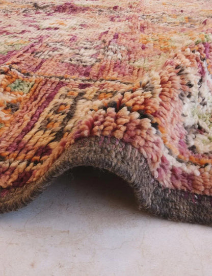 1970s Moroccan Boujaad Wool Rug 9.8 x 5.9 ft / 300 x 180 cm - Surcoma