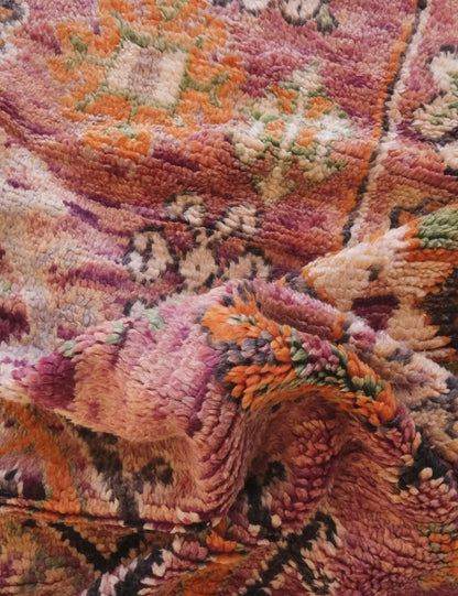 1970s Moroccan Boujaad Wool Rug 9.8 x 5.9 ft / 300 x 180 cm - Surcoma