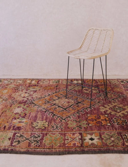 1970s Moroccan Boujaad Wool Rug 9.8 x 5.9 ft / 300 x 180 cm - Surcoma