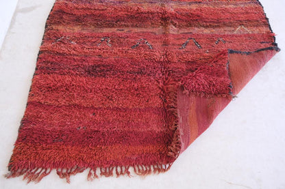 Moroccan Rehamna Rug 7.6 x 6.2 ft / 231 x 190 cm - Surcoma