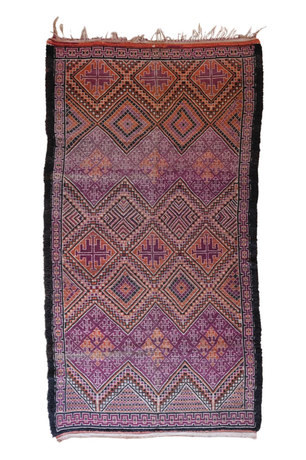 Moroccan Collector Rug 13 x 6.5 ft / 396 x 198 cm - Surcoma