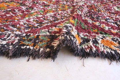 1970s Moroccan Collector Wool Rug 13.5 x 6.3 ft / 410 x 192 cm - Surcoma