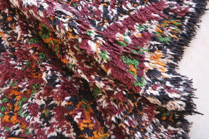 1970s Moroccan Collector Wool Rug 13.5 x 6.3 ft / 410 x 192 cm - Surcoma