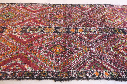 1970s Moroccan Collector Wool Rug 13.5 x 6.3 ft / 410 x 192 cm - Surcoma