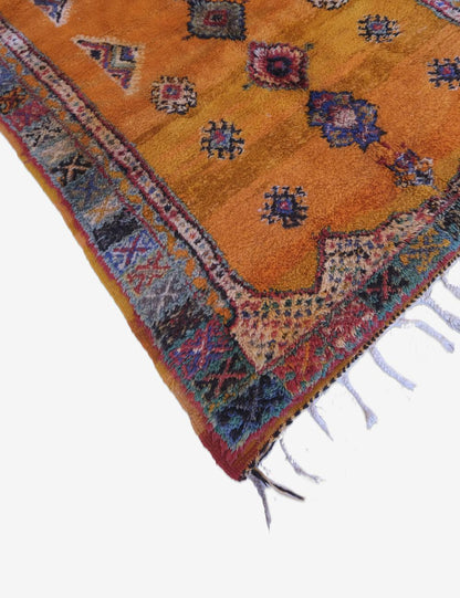 Moroccan Taznakht Wool Rug 8.3 x 4.2 ft / 252 x 129 cm - Surcoma