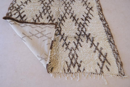 Moroccan Beni Ourain Wool Rug 10.5 x 6.8 ft / 320 x 210 cm - Surcoma