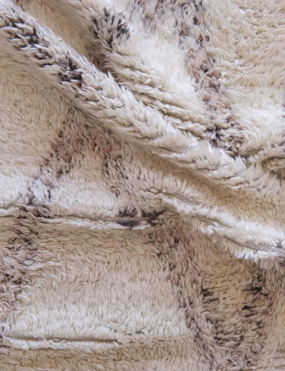 Moroccan Beni Ourain Wool Rug 14.1 x 6.6 ft / 429 x 203 cm - Surcoma
