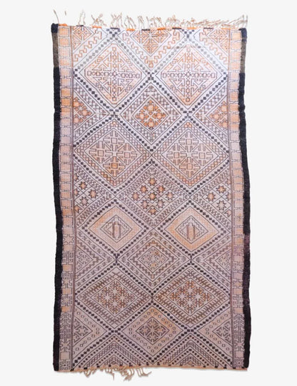 Moroccan Collectible Beni Ourain Wool Rug 13.4 x 7 ft / 407 x 215 cm - Surcoma