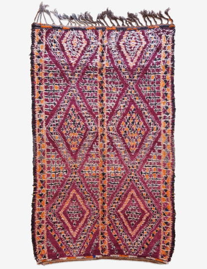 1980s Moroccan Collector Rug 11.2 x 6.5 ft / 340 x 200 cm - Surcoma