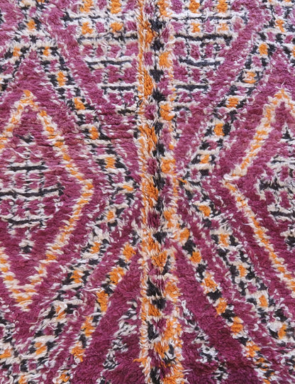 1980s Moroccan Collector Rug 11.2 x 6.5 ft / 340 x 200 cm - Surcoma