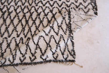 Moroccan Cream Azilal Wool Rug 10.5 x 5.9 ft / 320 x 181 cm - Surcoma