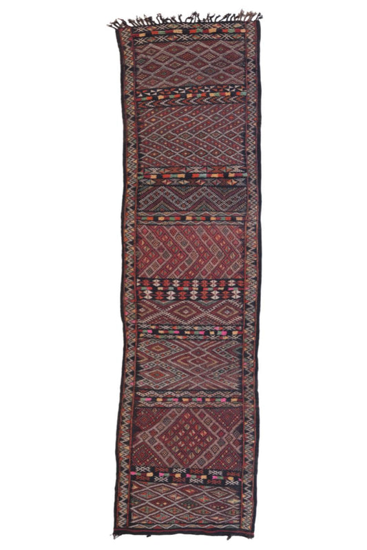 Ethnic Chic Hallway Rug 13.7 x 3.5 ft / 419 x 107 cm