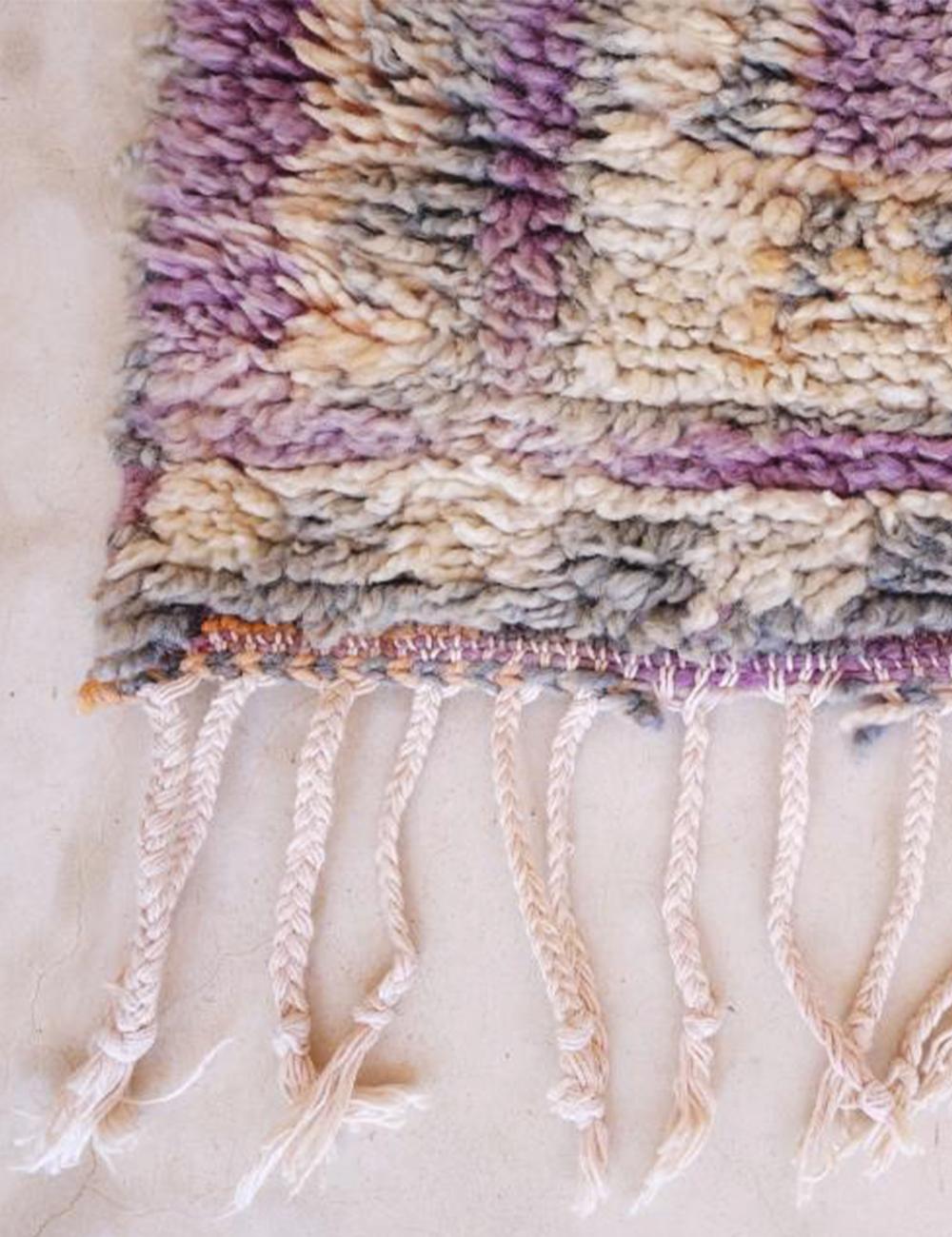 Vintage Lilac Moroccan Rug 10.9 x 6.6 ft / 333 x 203 cm