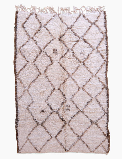 1980s Moroccan Marmoucha Wool Rug 9.2 x 5.6 ft / 281 x 172 cm - Surcoma