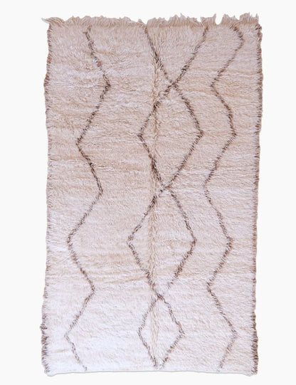 Moroccan Marmoucha Wool Rug 9.9 x 5.6 ft / 302 x 172 cm - Surcoma