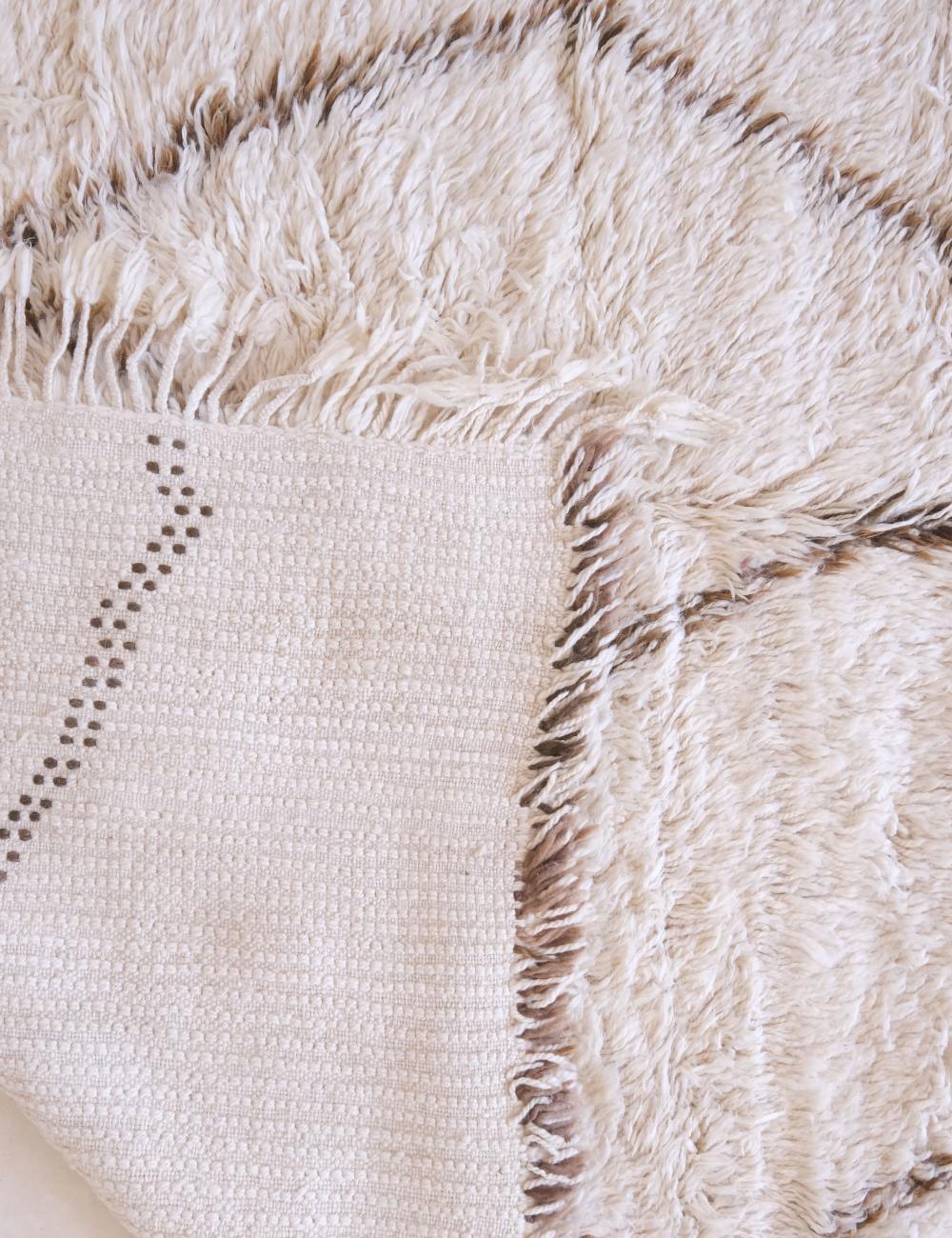 Moroccan Marmoucha Wool Rug 9.9 x 5.6 ft / 302 x 172 cm - Surcoma