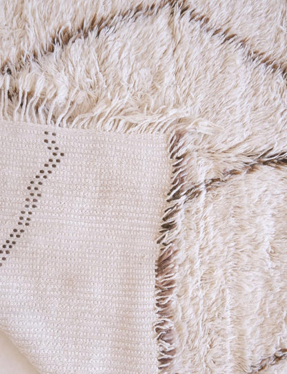 Moroccan Marmoucha Wool Rug 9.9 x 5.6 ft / 302 x 172 cm - Surcoma