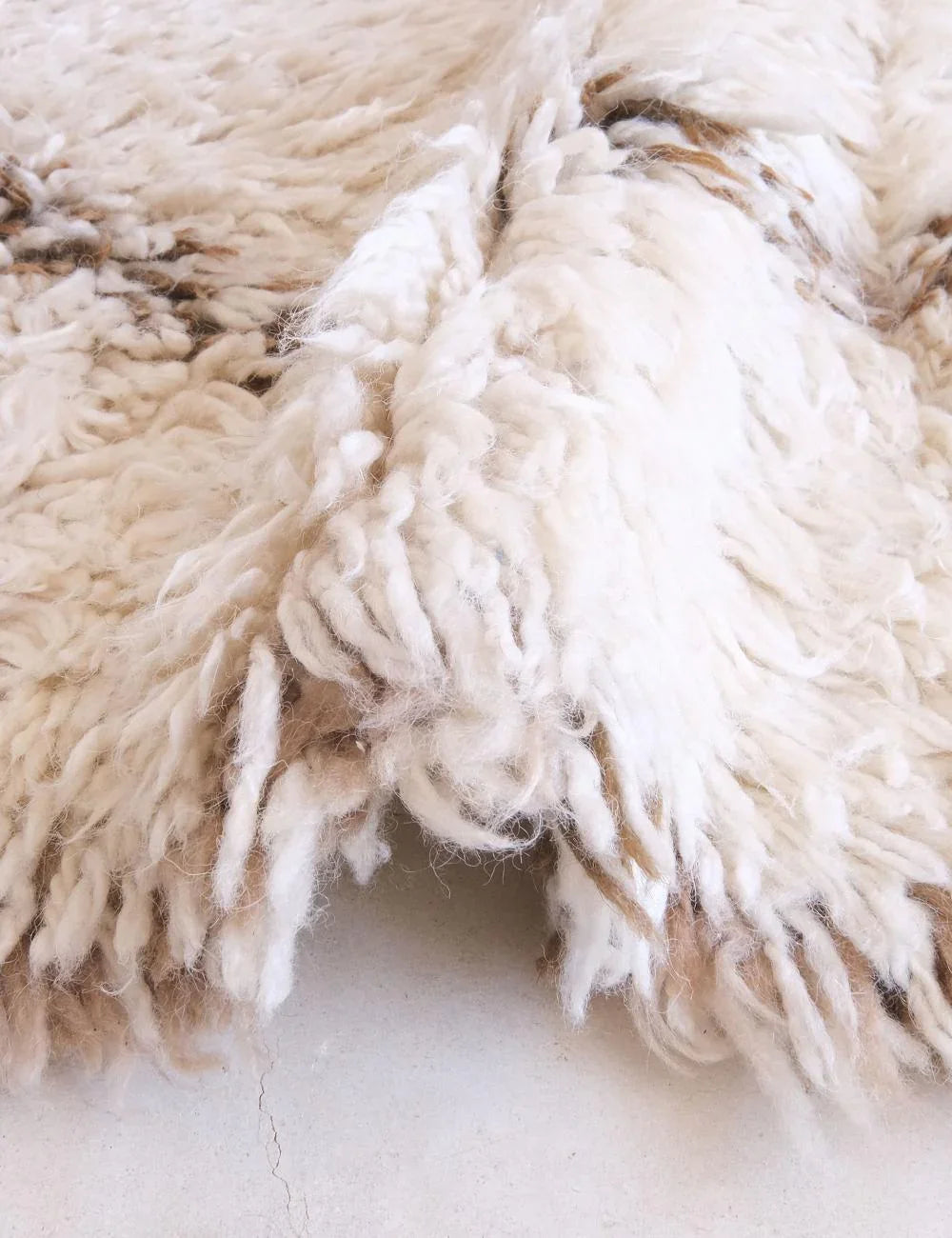 Moroccan Marmoucha Wool Rug 9.9 x 5.6 ft / 302 x 172 cm - Surcoma