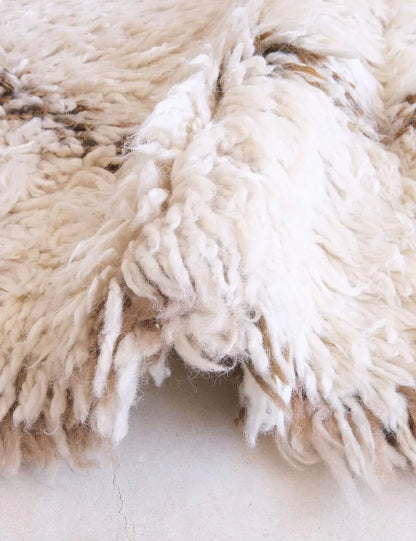 Moroccan Marmoucha Wool Rug 9.9 x 5.6 ft / 302 x 172 cm - Surcoma