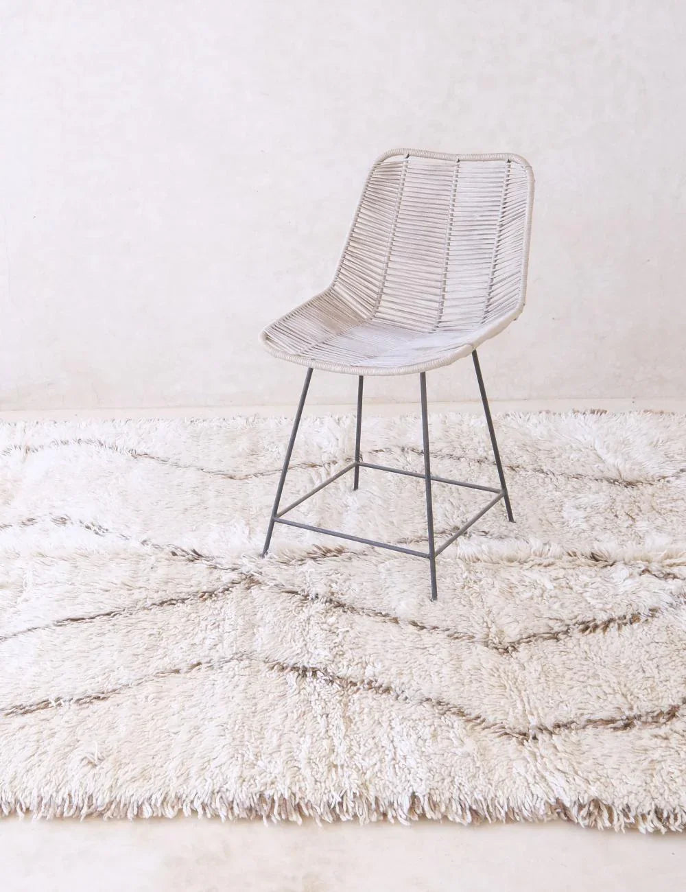 Moroccan Marmoucha Wool Rug 9.9 x 5.6 ft / 302 x 172 cm - Surcoma