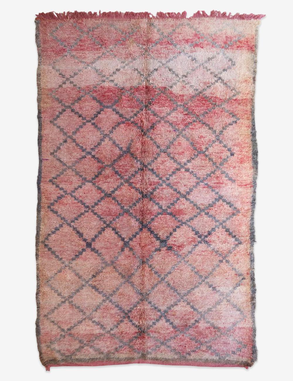 Diamond Moroccan Vintage Rug 10 x 6 ft / 304 x 183 cm