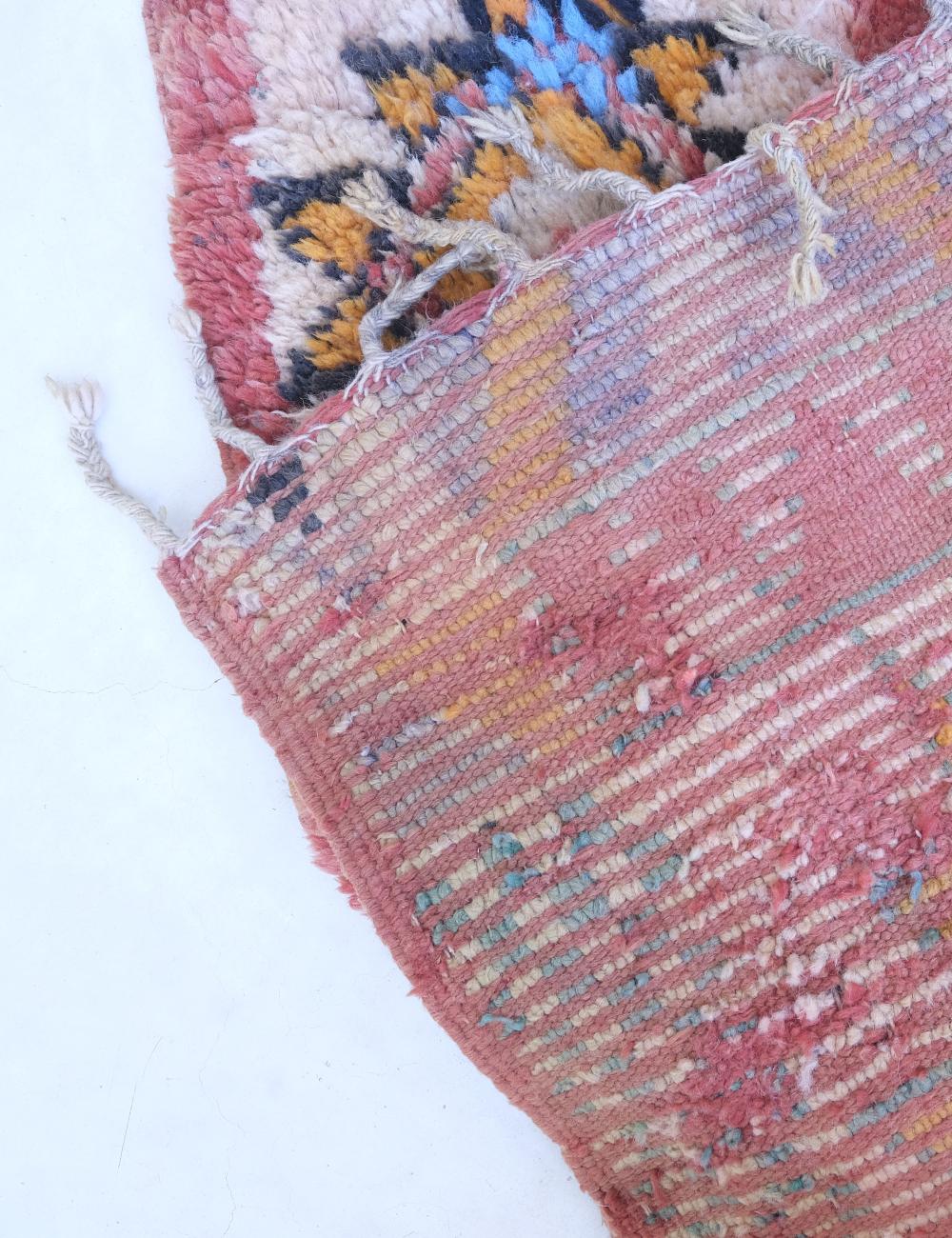 Handwoven Vintage Moroccan Rug 7.9 x 3.2 ft / 240 x 99 cm - Surcoma