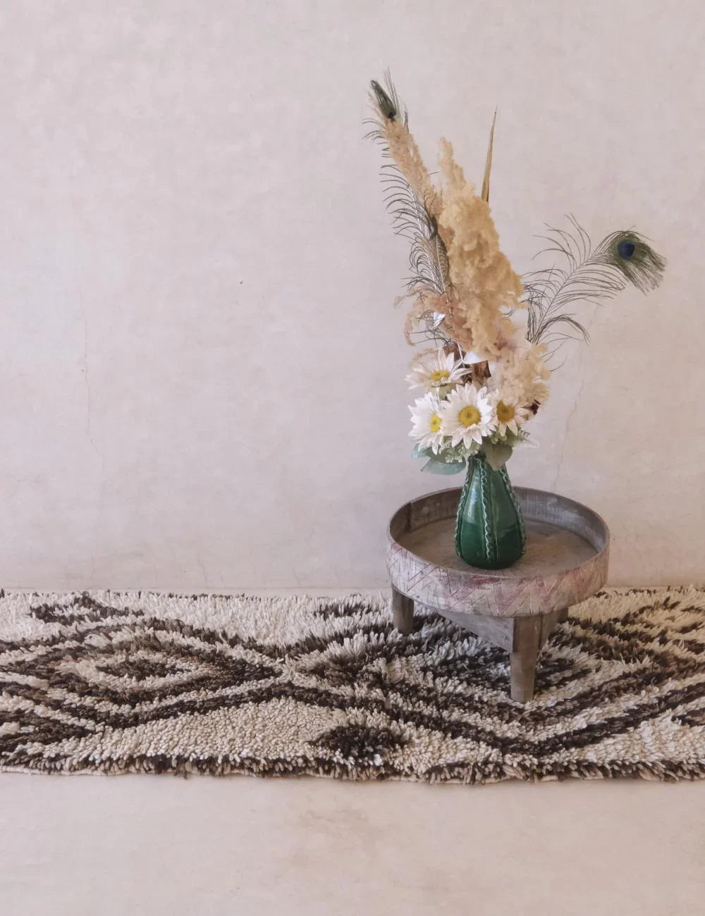 1990s Moroccan Azilal Rug 6 x 2.1 ft / 183 x 66 cm - Surcoma