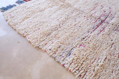 1990s Moroccan Beni Ourain Rug 6.4 x 3.7 ft / 194 x 115 cm - Surcoma