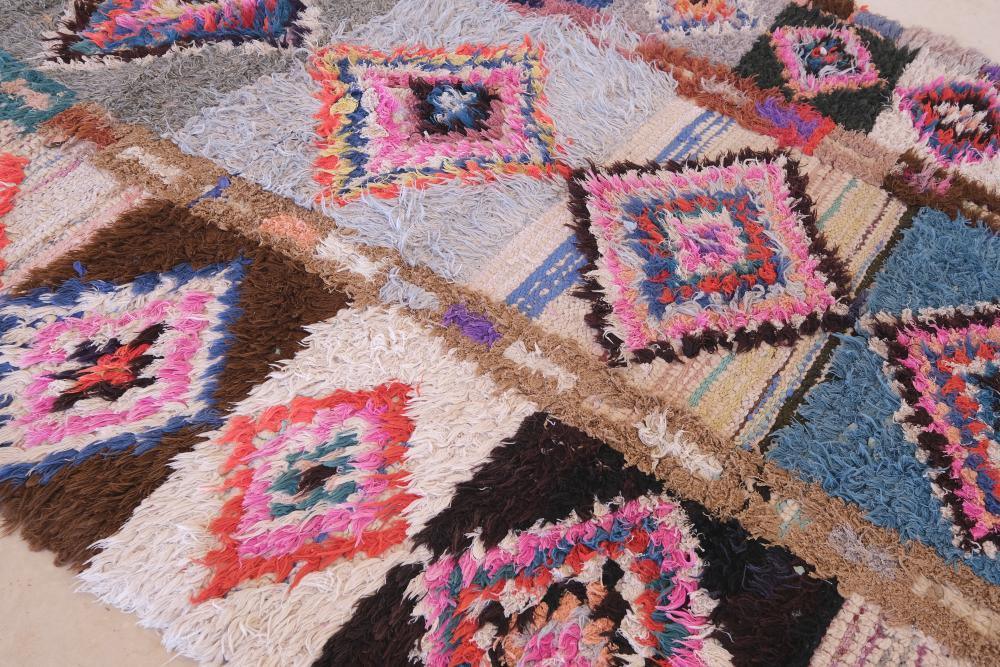 Moroccan Colorful Area Rug 8.8 x 5.6 ft / 268 x 173 cm - Surcoma