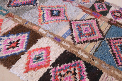 Moroccan Colorful Area Rug 8.8 x 5.6 ft / 268 x 173 cm - Surcoma