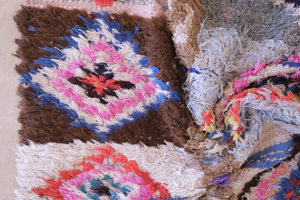 Moroccan Colorful Area Rug 8.8 x 5.6 ft / 268 x 173 cm - Surcoma