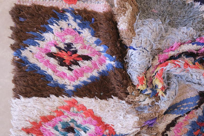 Moroccan Colorful Area Rug 8.8 x 5.6 ft / 268 x 173 cm - Surcoma