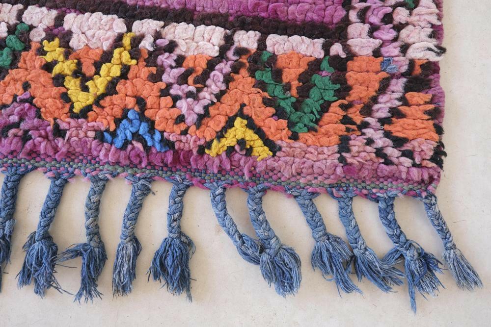 Moroccan Colorful Hallway Rug 9.3 x 2.2 ft / 284 x 67 cm - Surcoma