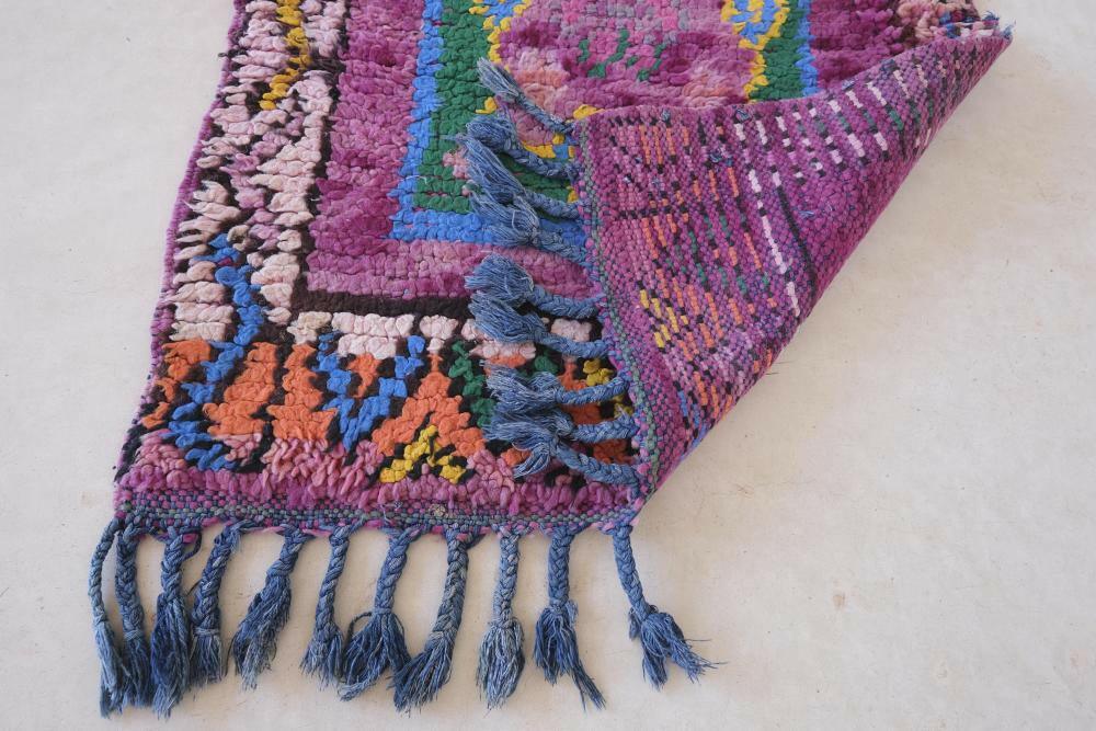 Moroccan Colorful Hallway Rug 9.3 x 2.2 ft / 284 x 67 cm - Surcoma