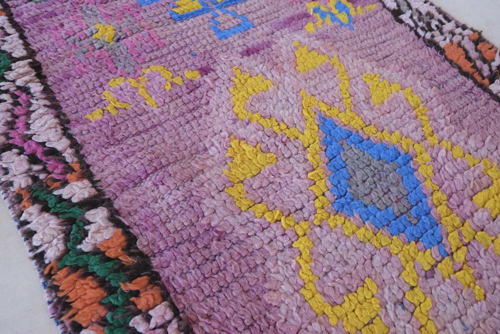 Moroccan Colorful Hallway Rug 9.3 x 2.2 ft / 284 x 67 cm - Surcoma