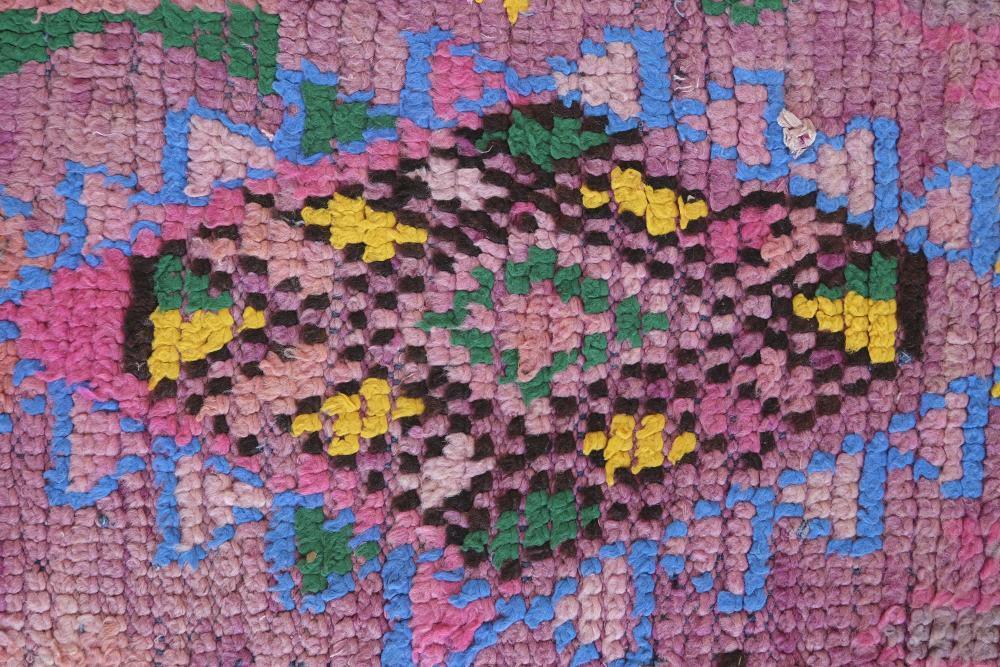 Moroccan Colorful Hallway Rug 9.3 x 2.2 ft / 284 x 67 cm - Surcoma