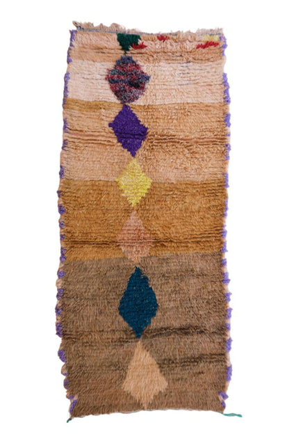 Moroccan Hallway Boujad Rug 9.1 x 3.6 ft / 276 x 111 cm - Surcoma