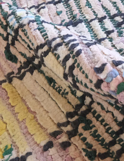 1990s Moroccan Hallway Rug 10.6 x 2.7 ft / 322 x 84 cm - Surcoma