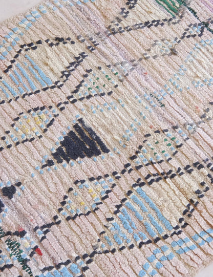 1990s Moroccan Hallway Rug 10.6 x 2.7 ft / 322 x 84 cm - Surcoma