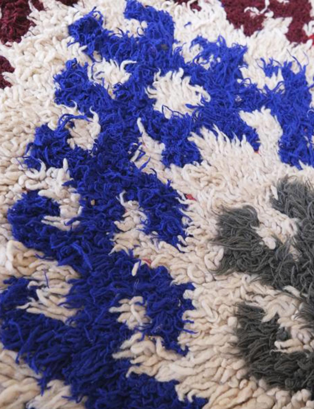 Moroccan Tribal Accent Rug 5.3 x 1.9 ft / 163 x 60 cm