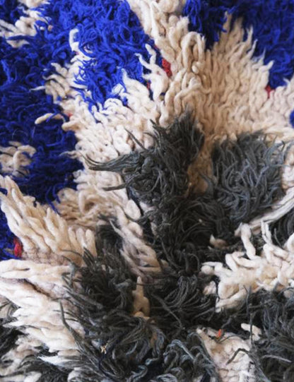 Moroccan Tribal Accent Rug 5.3 x 1.9 ft / 163 x 60 cm