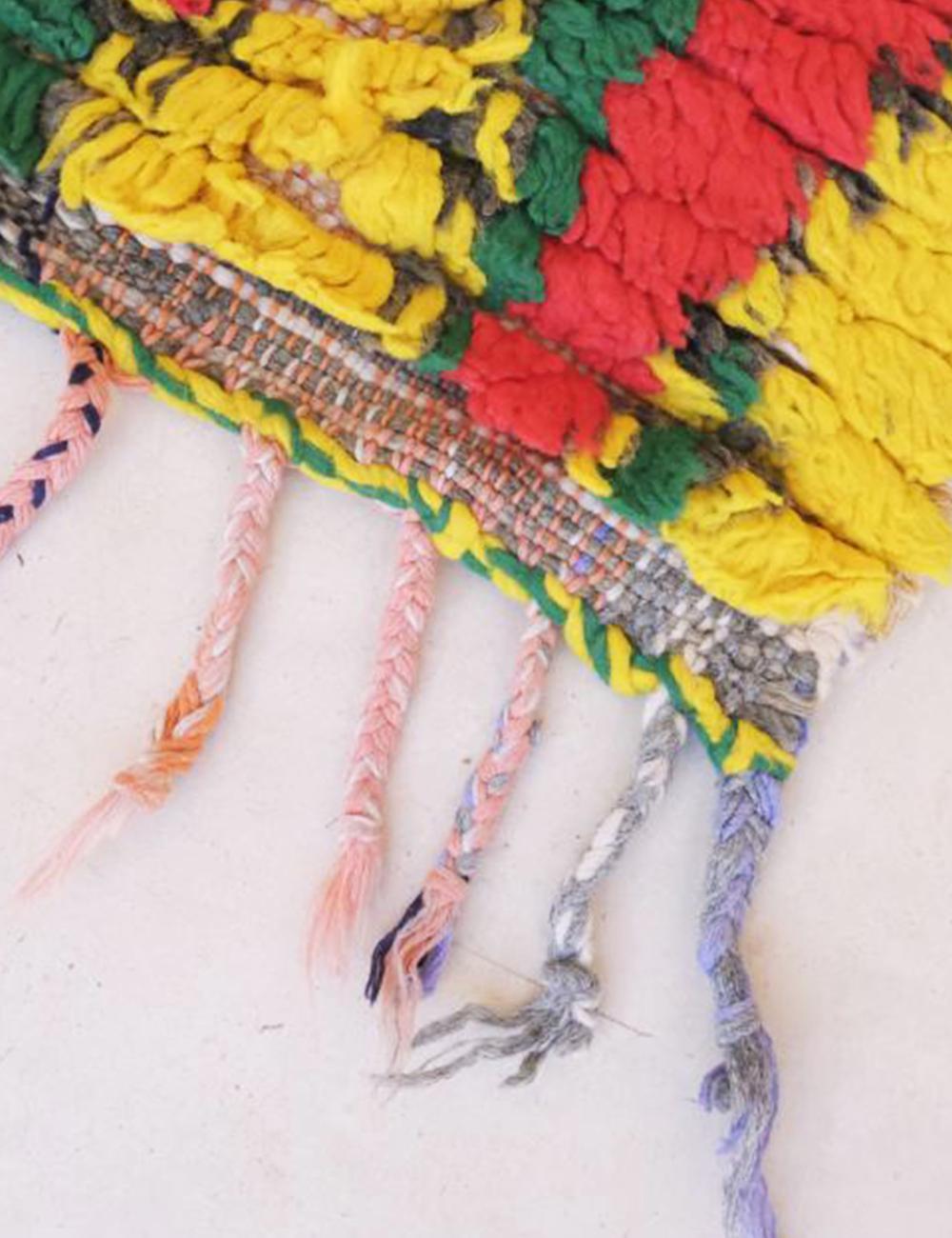 Tribal Moroccan Rug 5.4 x 2.9 ft / 166 x 90 cm