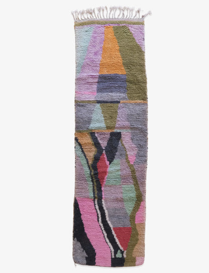 Colorful Moroccan Hallway Rug 10.3 x 2.9 ft / 313 x 91 cm - Surcoma
