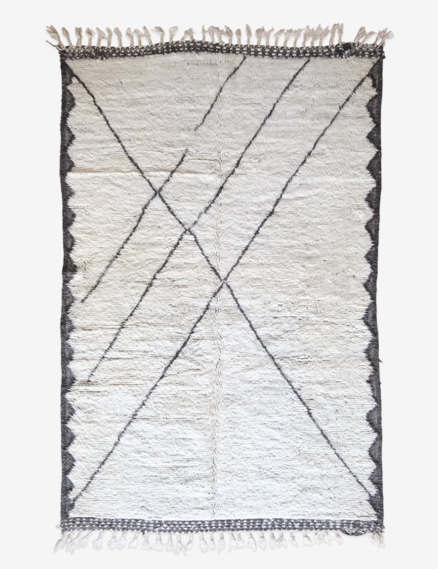 Beni Ourain Berber Rug 8.6 x 5.5 ft / 261 x 168 cm