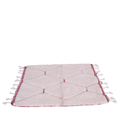 2 pairs of small bedside Beni Ourain Rug 4.9 x 3.5 ft / 148 x 107 cm - Surcoma
