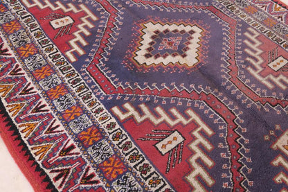 Moroccan Taznakht Wool Rug 8.6 x 5.6 ft / 263 x 171 cm - Surcoma