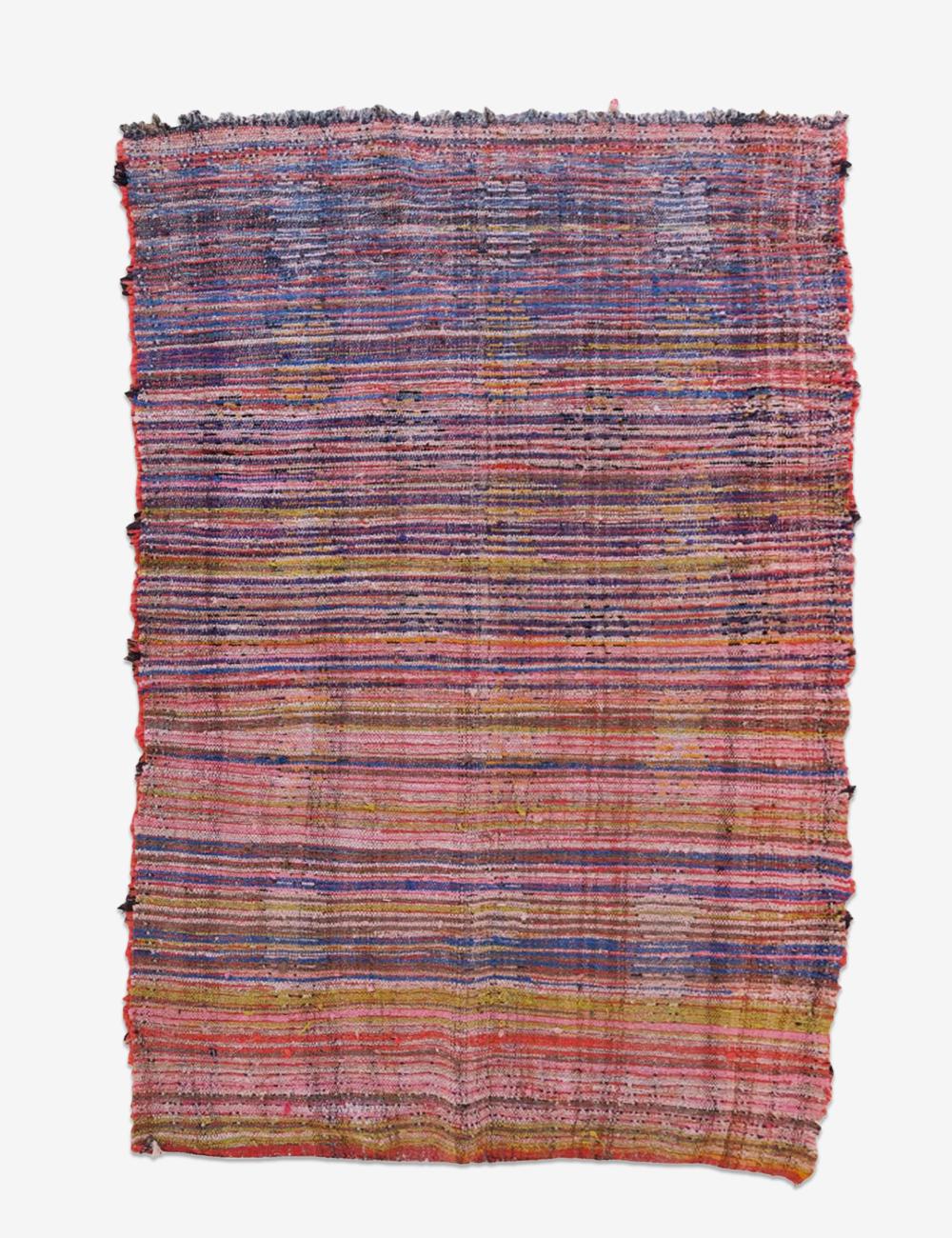 Authentic Tribal Moroccan Rug 7.3 x 4.4 ft / 222 x 135 cm